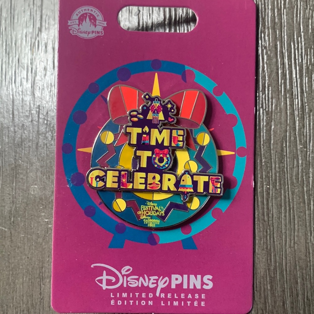 Disney Time To Celebrate Pin22 Festival of Holiday DCA
